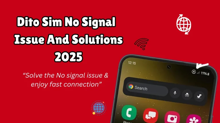 Dito SIM no signal issue